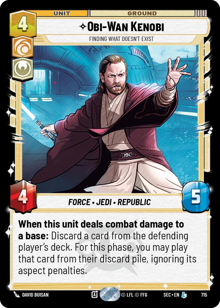 Obi-Wan Kenobi - Finding What Doesn't Exist [Foil] #715