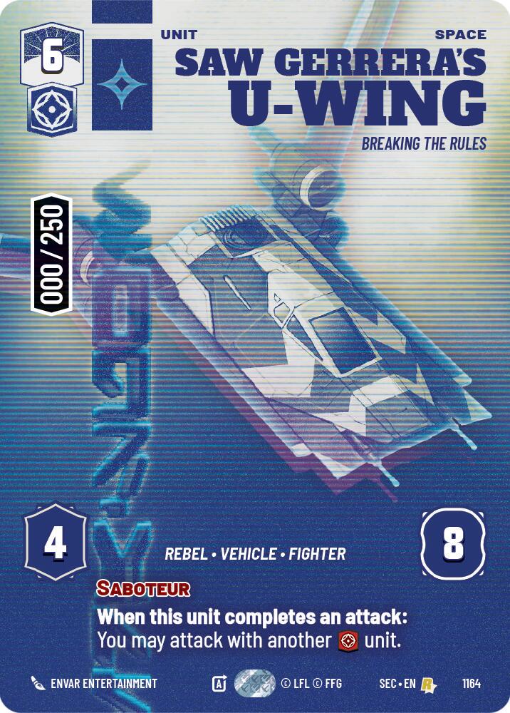 Saw Gerrera's U-Wing - Breaking the Rules [Serialized] #1164