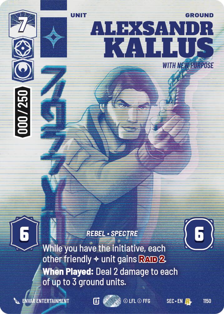 Alexsandr Kallus - With New Purpose [Serialized] #1150