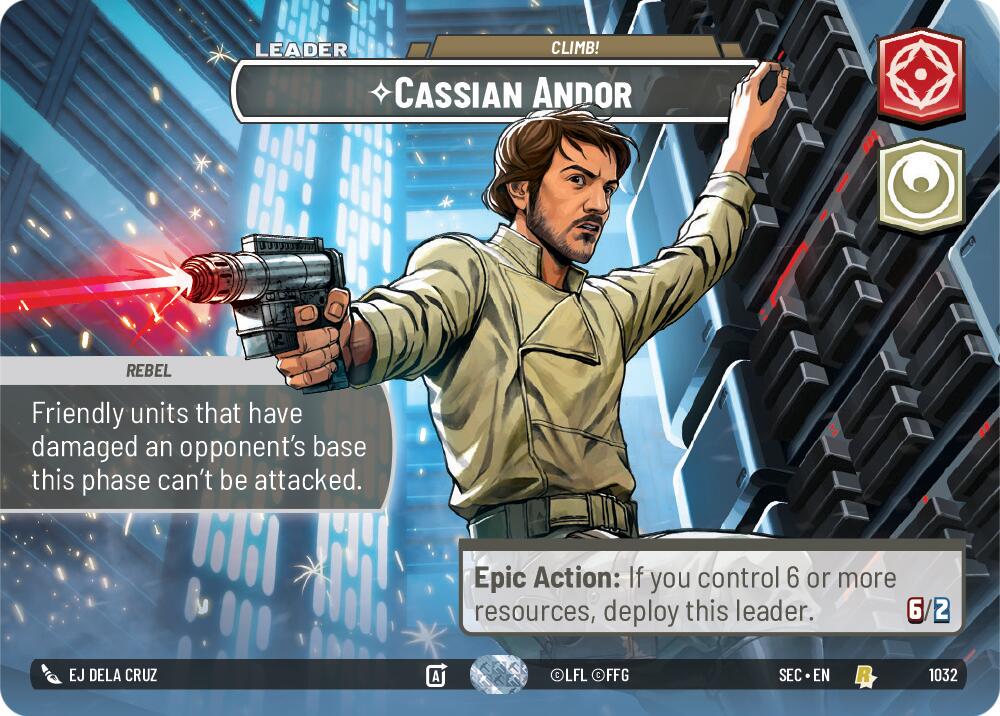 Cassian Andor - Climb! [Showcase Foil] #1032