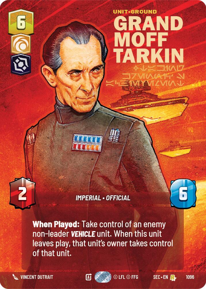 Grand Moff Tarkin - Taking Krennic's Achievement [Prestige Foil] #1096