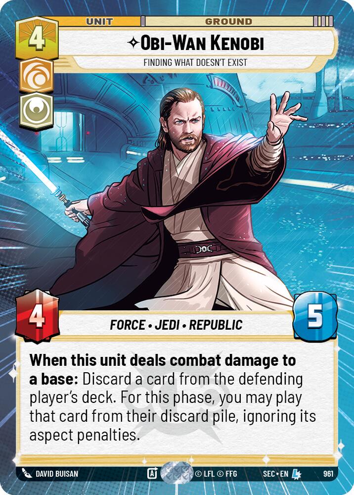 Obi-Wan Kenobi - Finding What Doesn't Exist [Hyperspace Foil] #961