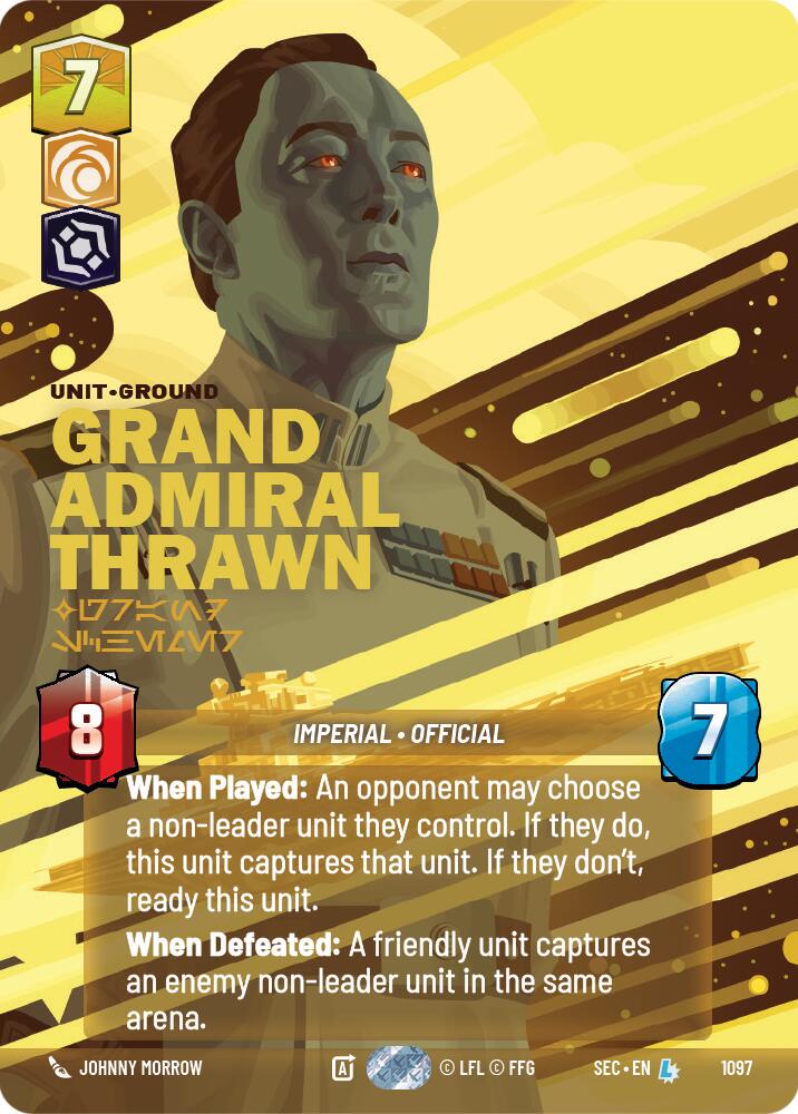 Grand Admiral Thrawn - Grand Schemer [Prestige Foil] #1097