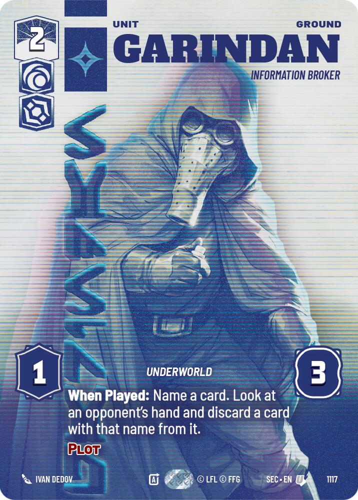 Garindan - Information Broker [Prestige Foil] #1117