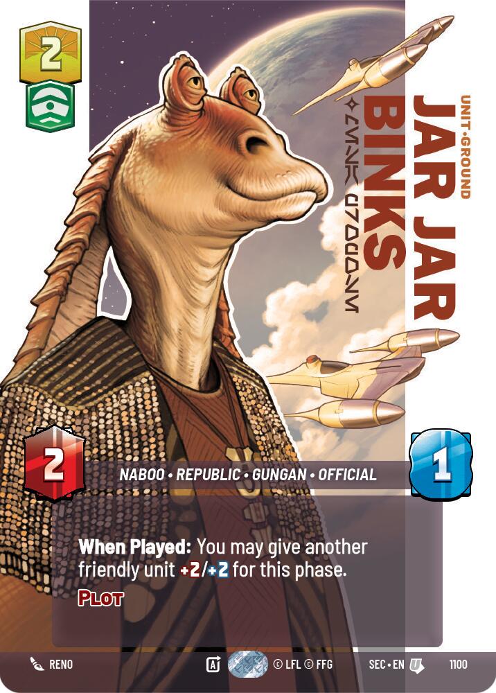 Jar Jar Binks - Mesa Propose [Prestige Foil] #1100