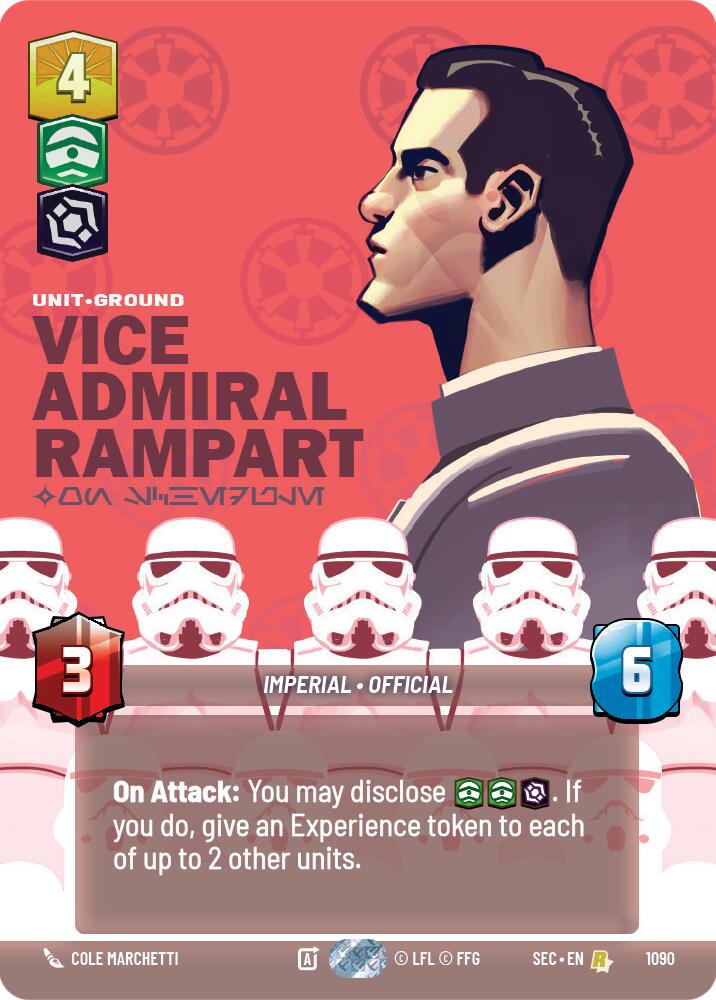 Vice Admiral Rampart - On Schedule [Prestige Foil] #1090