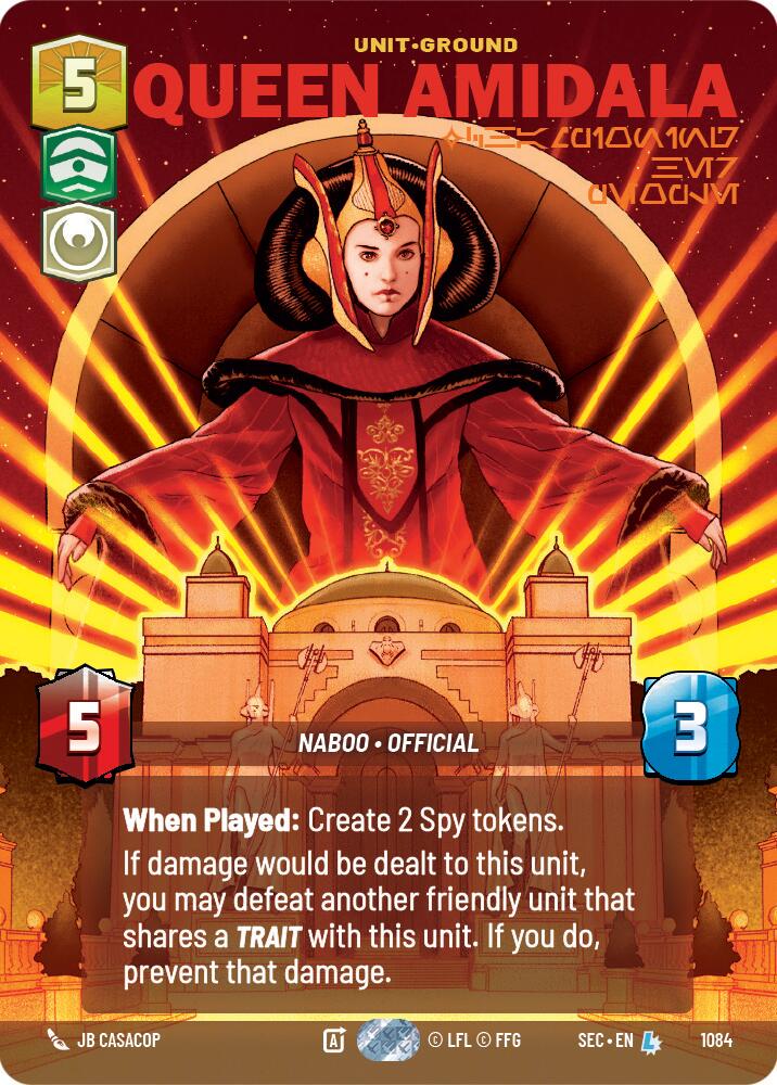 Queen Amidala - Championing Her People [Prestige Foil] #1084