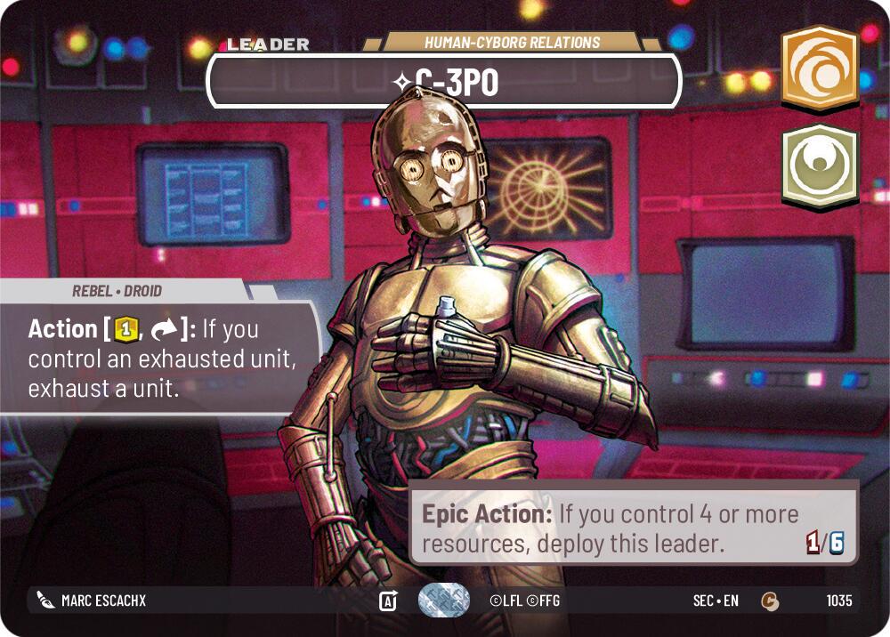 C-3PO - Human-Cyborg Relations [Showcase Foil] #1035