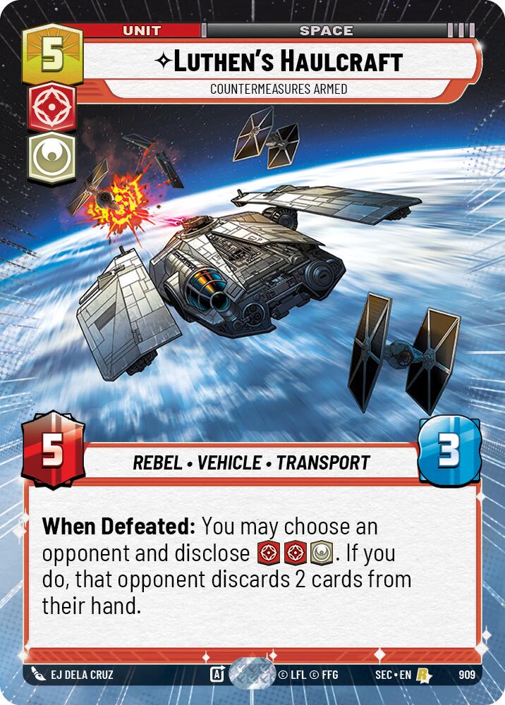 Luthen's Haulcraft - Countermeasures Armed [Hyperspace Foil] #909