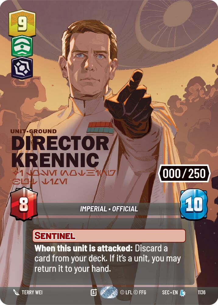 Director Krennic - I Lose Nothing But Time [Serialized] #1136