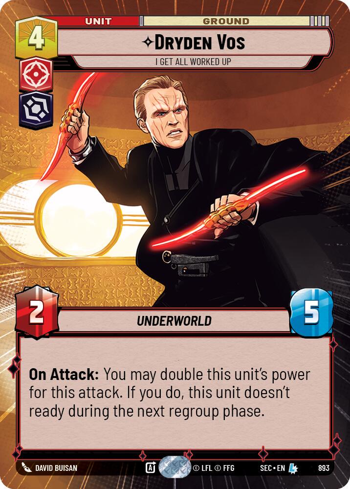 Dryden Vos - I Get All Worked Up [Hyperspace Foil] #893