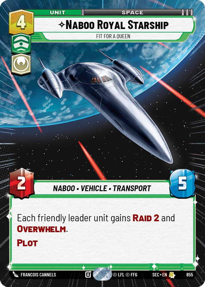 Naboo Royal Starship - Fit For A Queen [Hyperspace Foil] #855