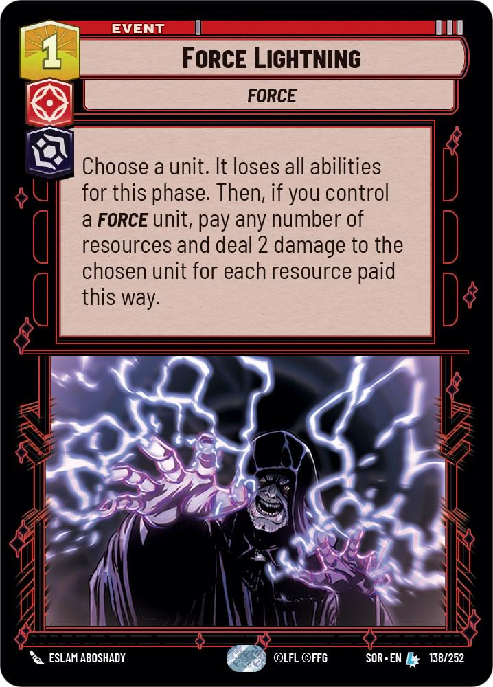 Force Lightning [Foil] #138
