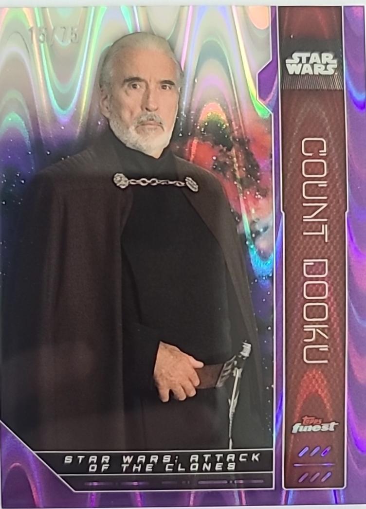 Count Dooku [Purple RayWave Refractor] #FN-19