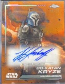 Katee Sackhoff as Bo-Katan Kryze [Rebel Orange Refractor] #AU-KSA
