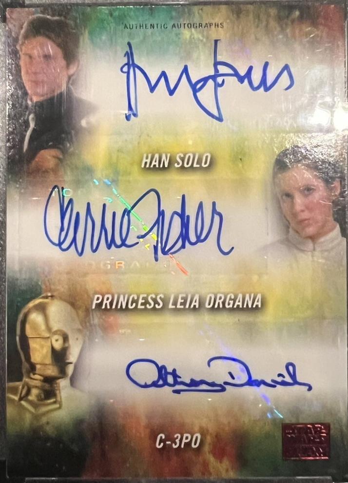 Ford / Carrie Fisher / Anthony Daniels