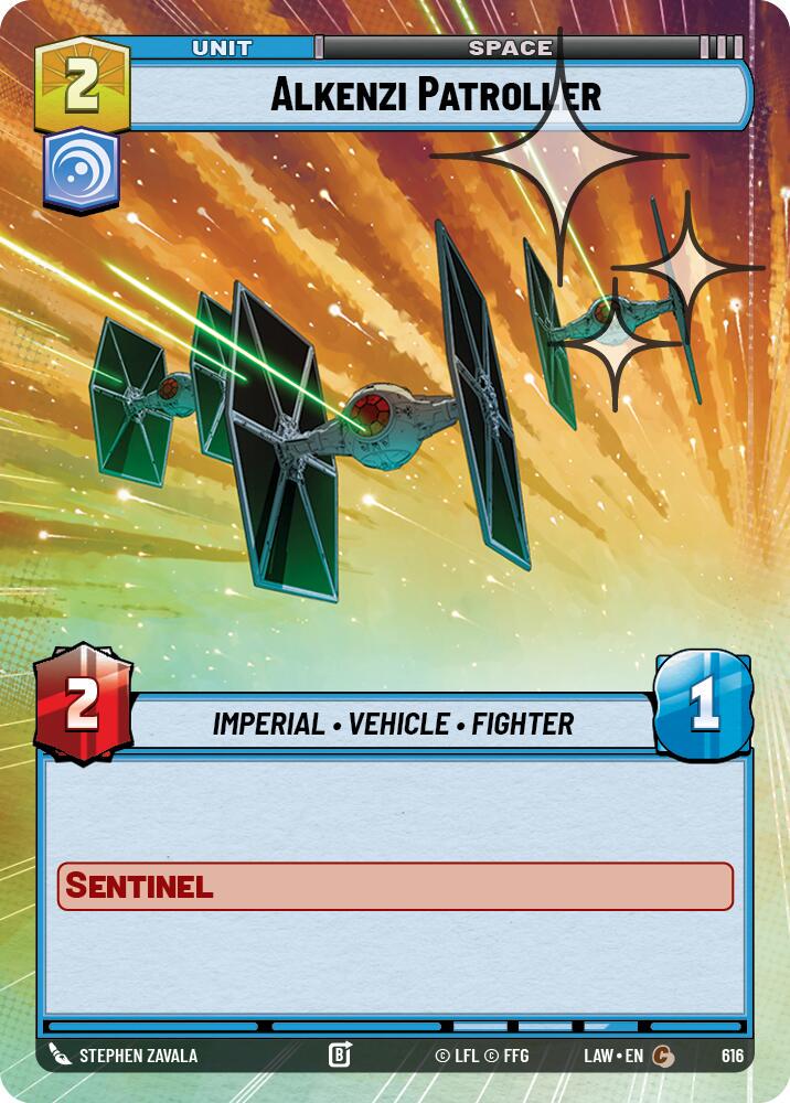 Alkenzi Patroller [Hyperspace Foil] #616