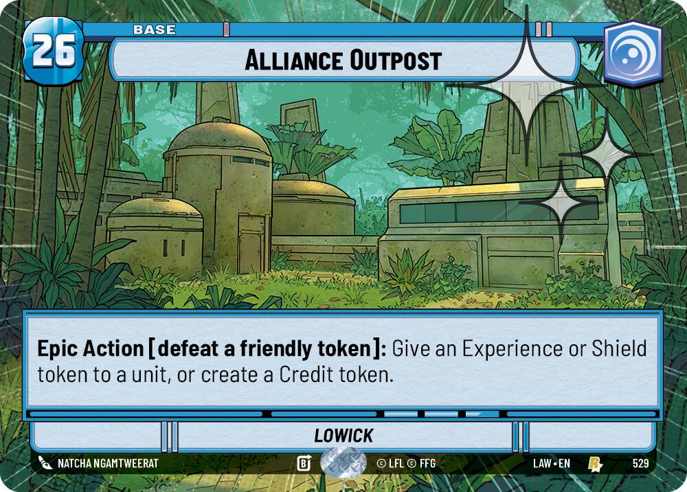 Alliance Outpost [Hyperspace Foil] #529