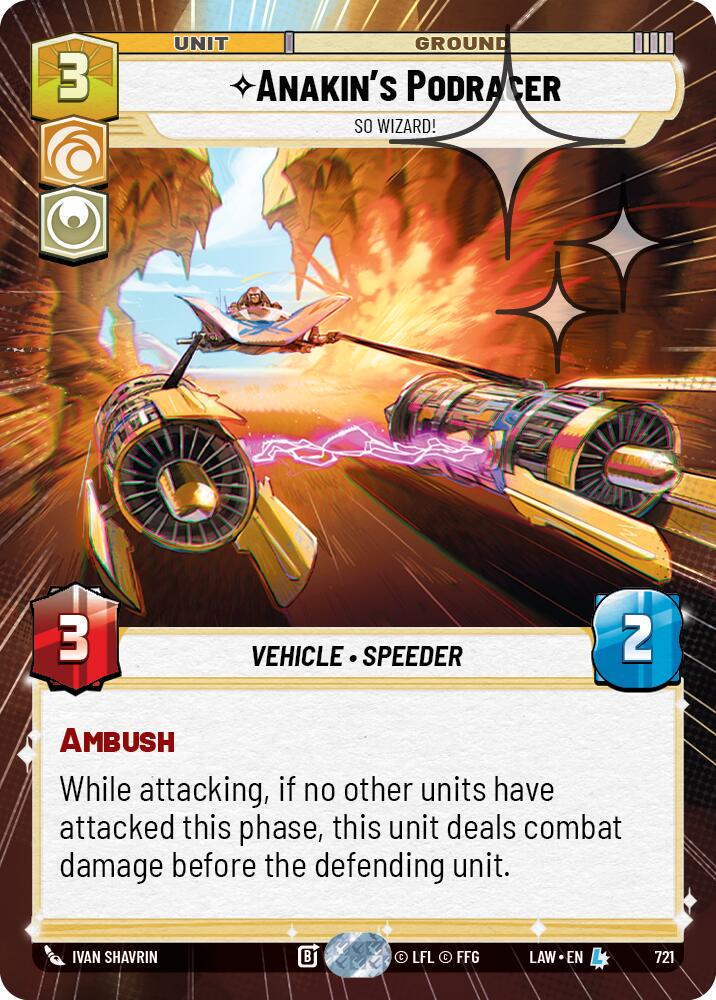 Anakin's Podracer - So Wizard! [Hyperspace Foil] #721