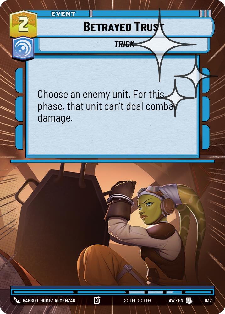 Betrayed Trust [Hyperspace Foil] #632