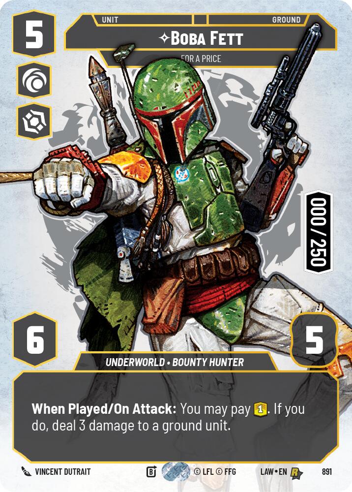Boba Fett - For a Price [Serialized] #891