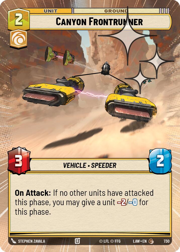 Canyon Frontrunner [Hyperspace Foil] #730
