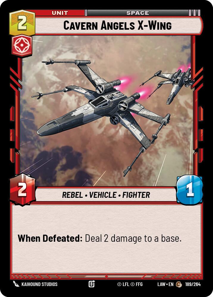 Cavern Angels X-Wing #189