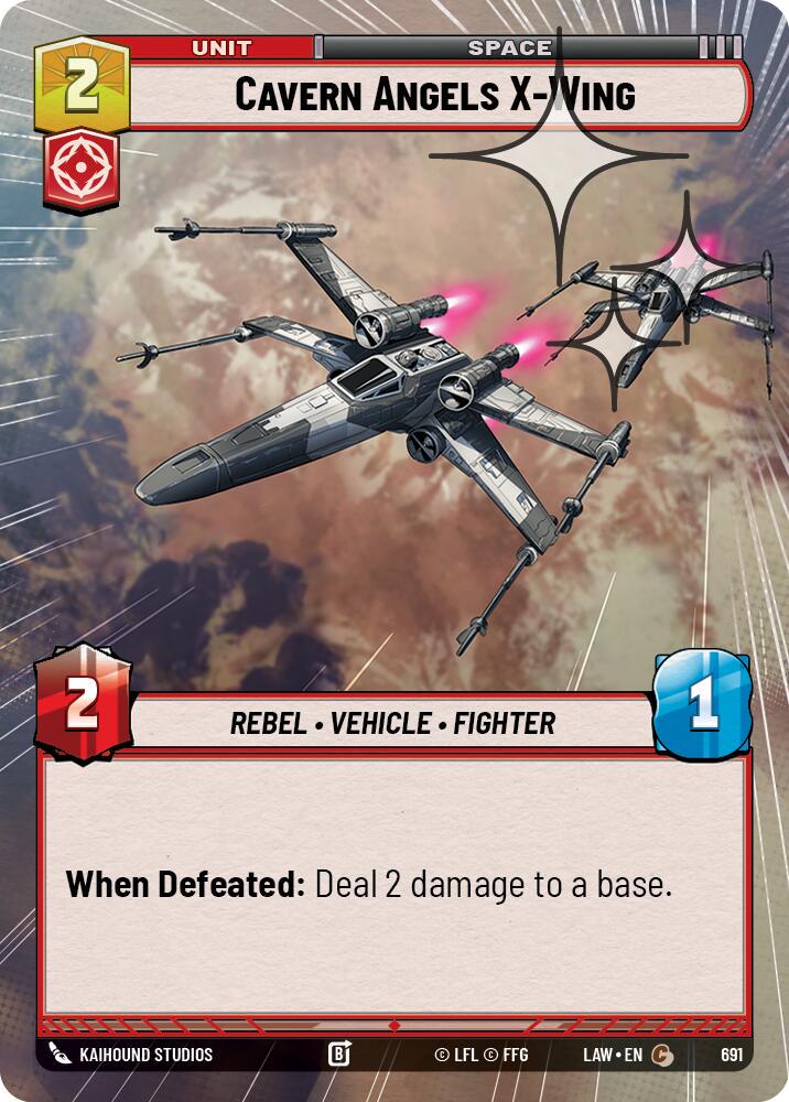 Cavern Angels X-Wing [Hyperspace Foil] #691
