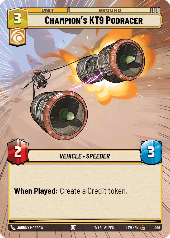 Champion's KT-9 Podracer [Hyperspace] #496