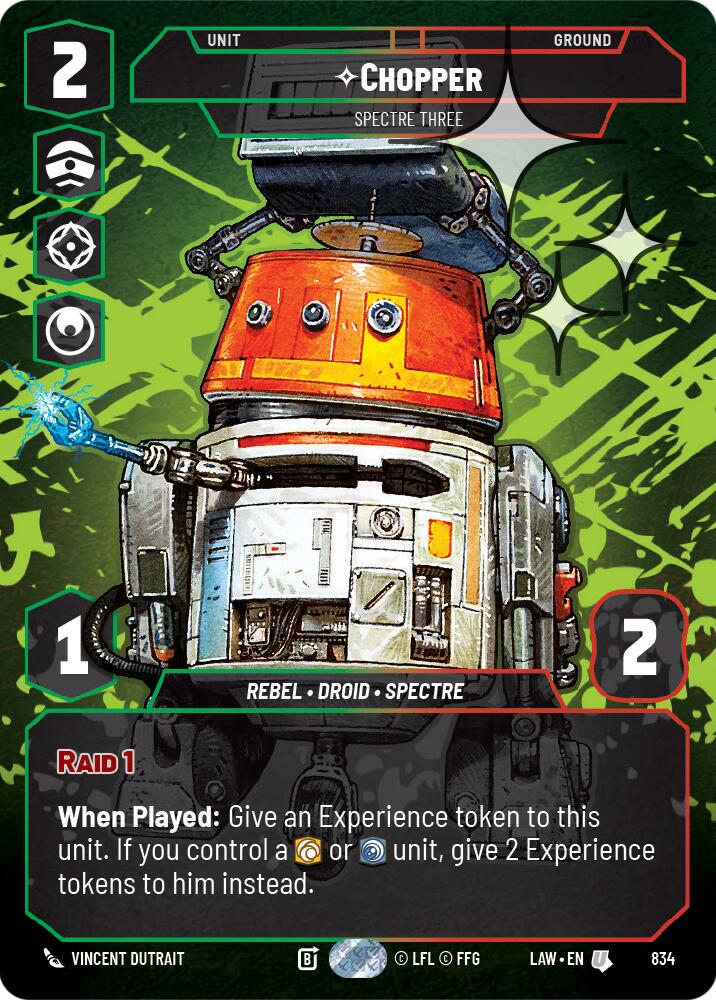 Chopper - Spectre Three [Prestige Foil] #834