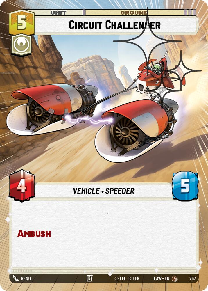 Circuit Challenger [Hyperspace Foil] #757