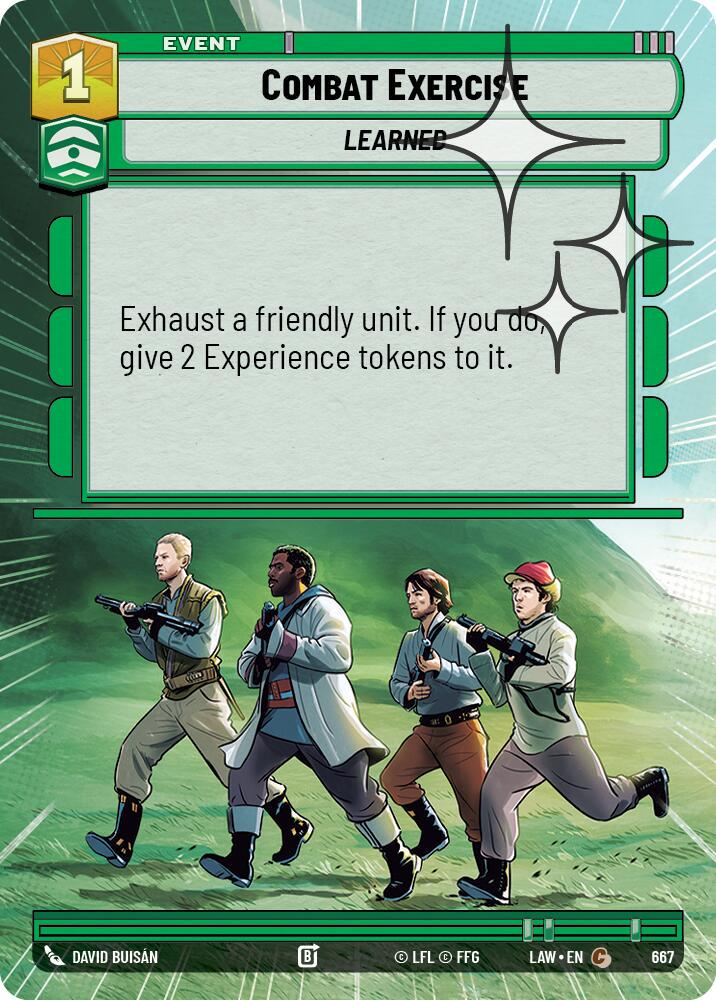 Combat Exercise [Hyperspace Foil] #667