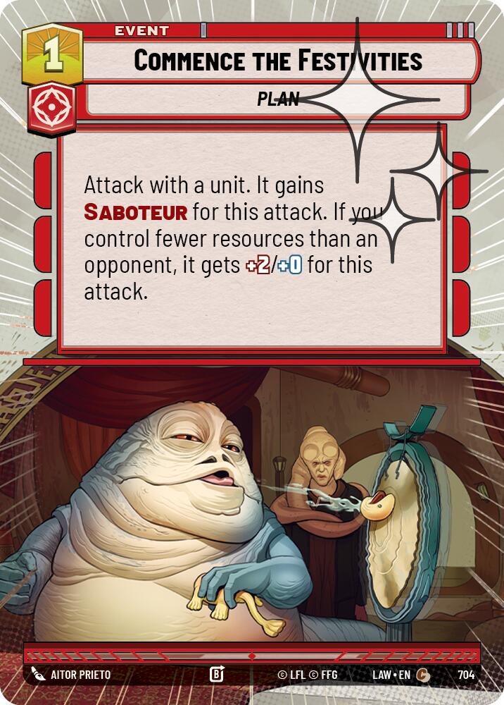 Commence the Festivities [Hyperspace Foil] #704