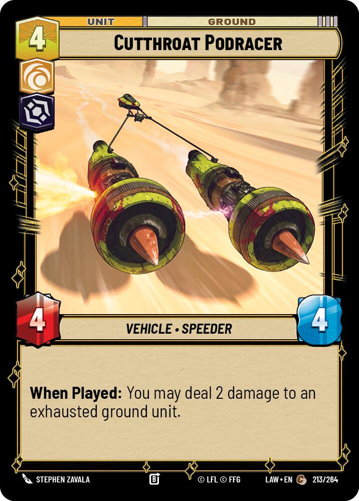 Cutthroat Podracer #213