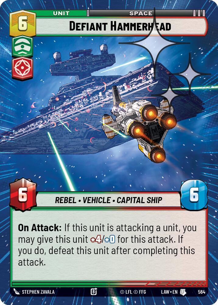 Defiant Hammerhead [Hyperspace Foil] #564