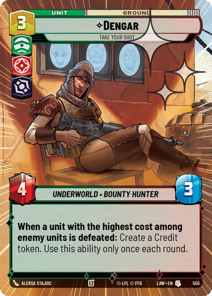 Dengar - Take Your Shot [Hyperspace Foil] #555