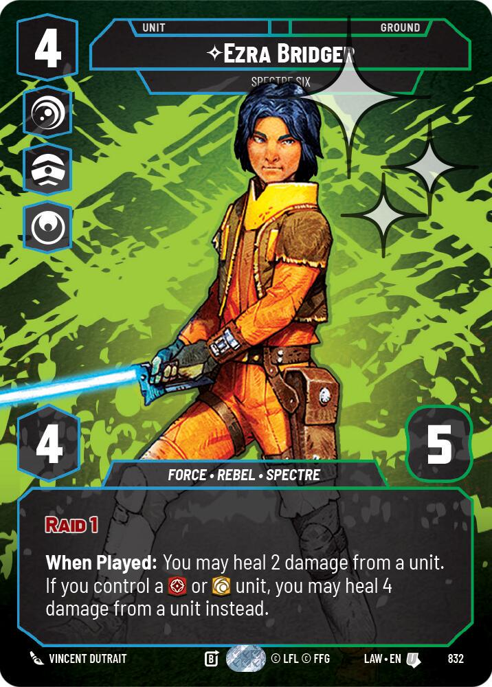 Ezra Bridger - Spectre Six [Prestige Foil] #832