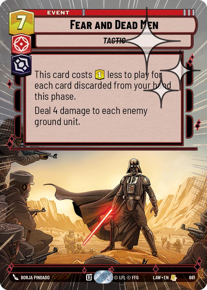 Fear and Dead Men [Hyperspace Foil] #681