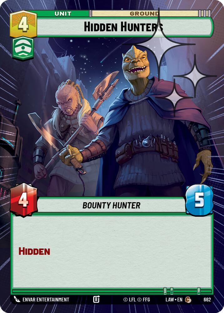 Hidden Hunters [Hyperspace Foil] #662