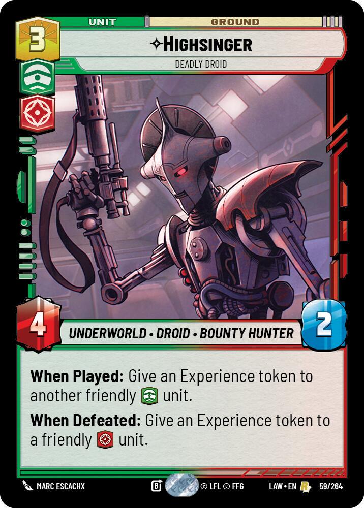 Highsinger - Deadly Droid #59