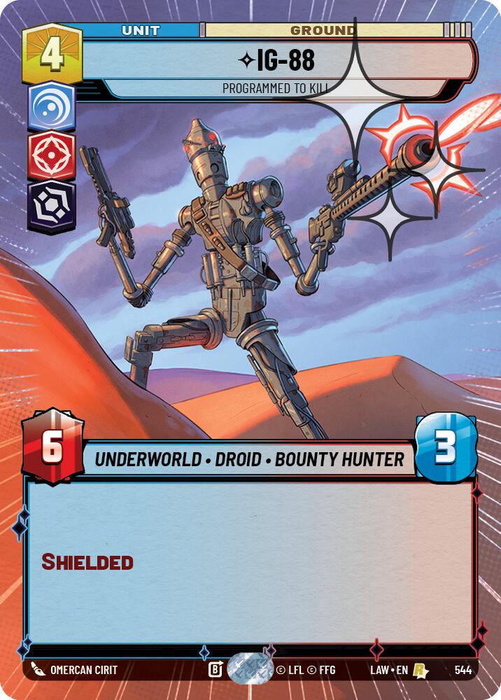 IG-88 - Programmed to Kill [Hyperspace Foil] #544
