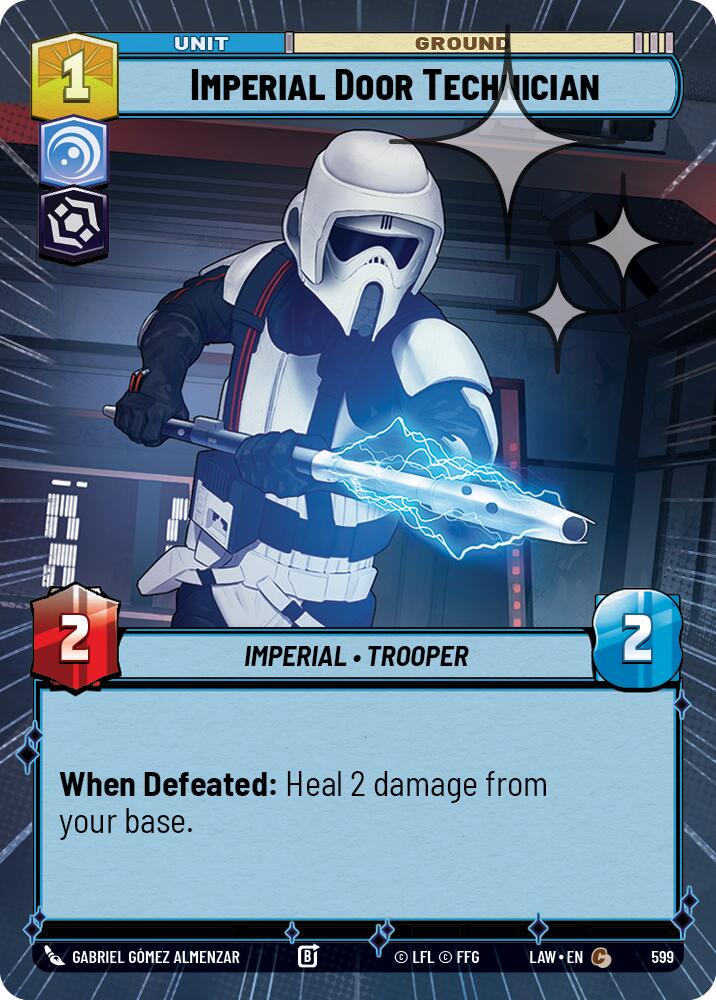 Imperial Door Technician [Hyperspace Foil] #599