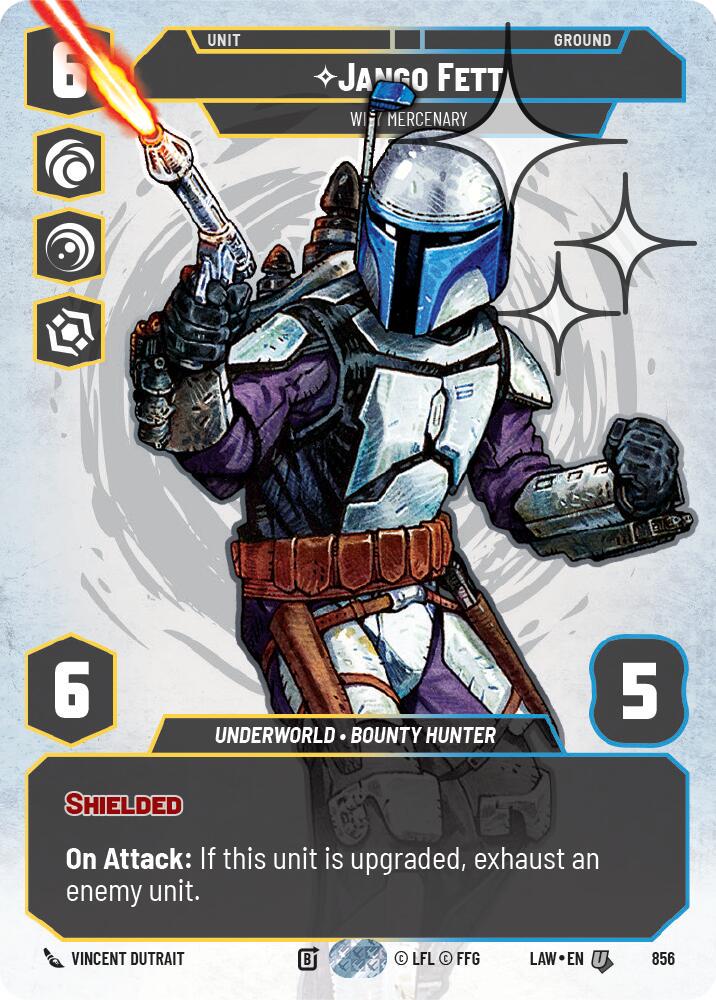 Jango Fett - Wily Mercenary [Prestige Foil] #856