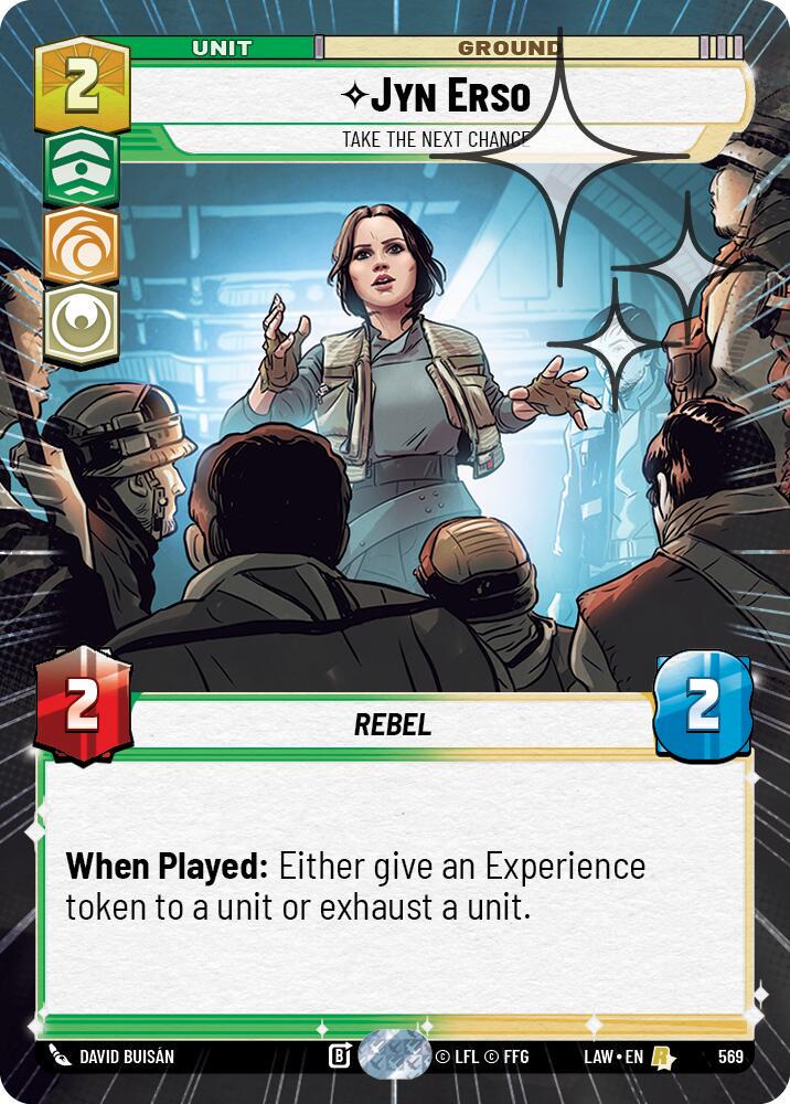 Jyn Erso - Take the Next Chance [Hyperspace Foil] #569