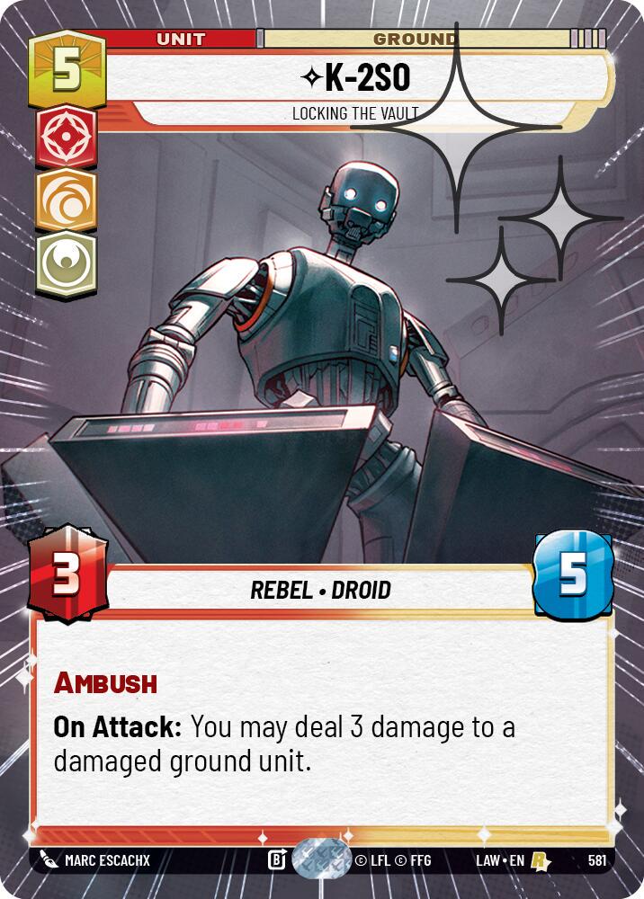 K-2S0 - Locking the Vault [Hyperspace Foil] #581
