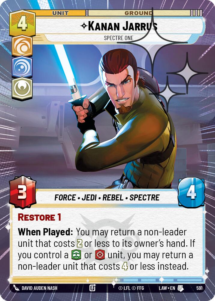 Kanan Jarrus - Spectre One [Hyperspace Foil] #591