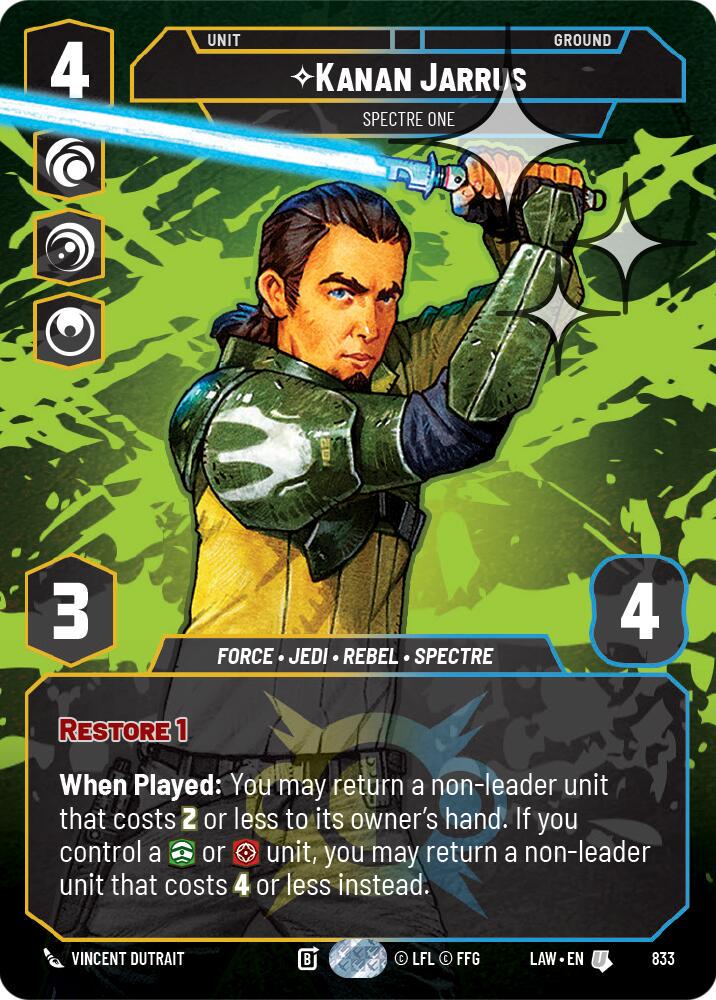 Kanan Jarrus - Spectre One [Prestige Foil] #833
