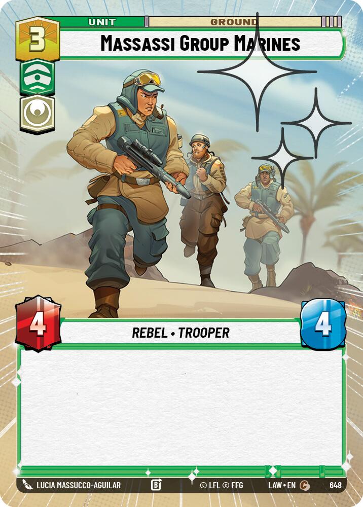 Massassi Group Marines [Hyperspace Foil] #648