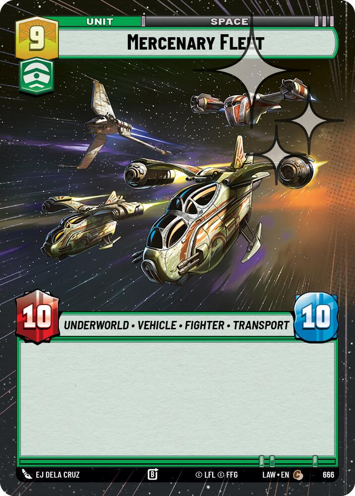 Mercenary Fleet [Hyperspace Foil] #666
