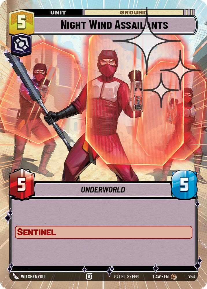 Night Wind Assailants [Hyperspace Foil] #753
